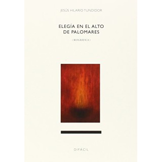 ELEGIA EN EL ALTO DE PALOMARES (Dibujo Dedicatoria y firma autógrafa de autor a poeta con obras publicadas) PRIMERA EDICION